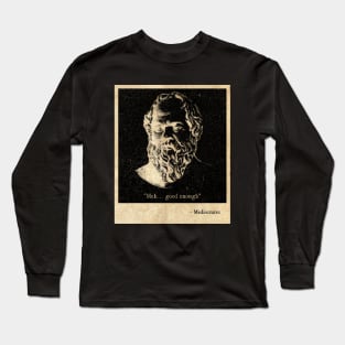 Mediocrates Vintage Style Long Sleeve T-Shirt